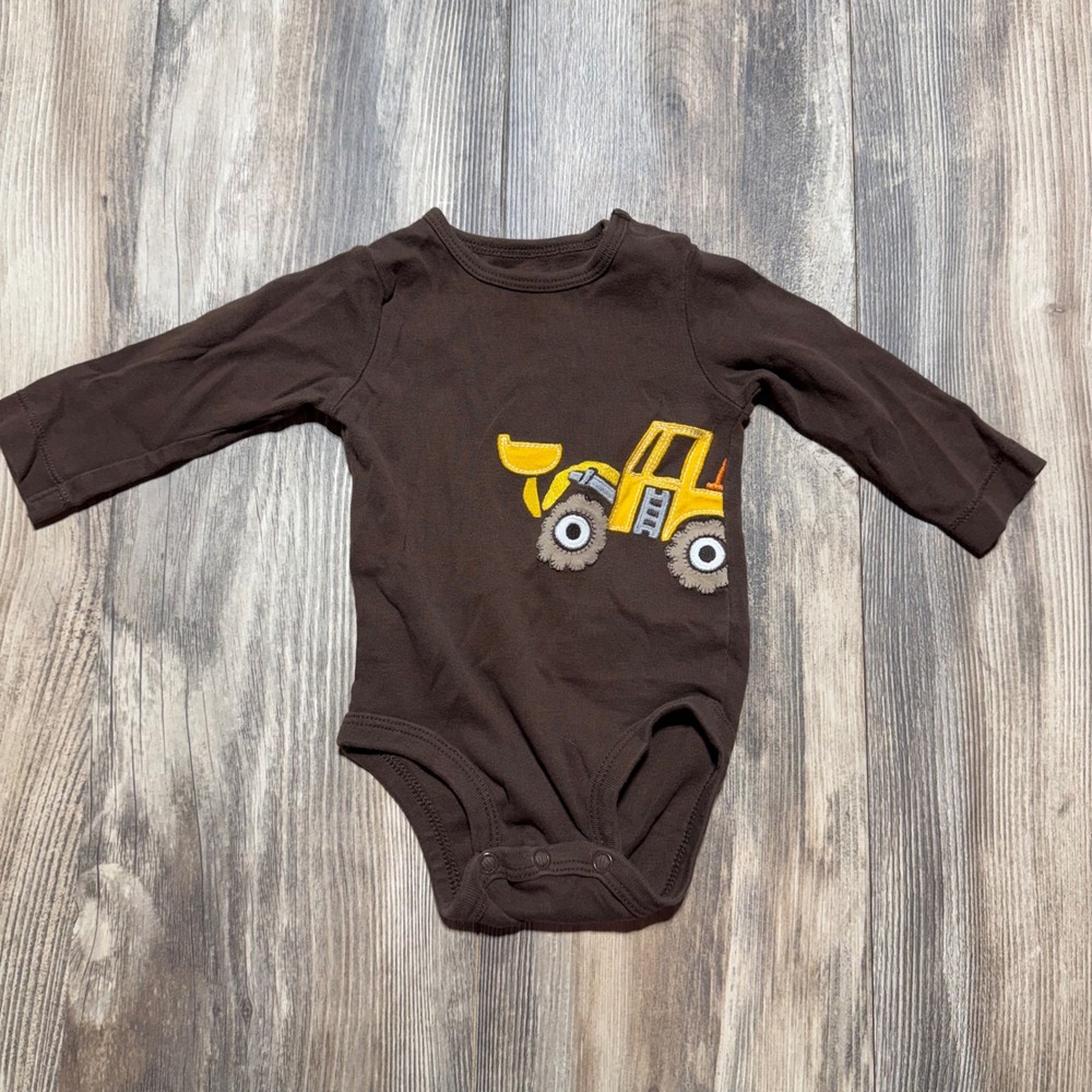 Carter's Bodysuit Brown Excavator Kidcore